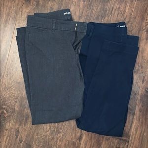 Old navy pixie ankle pants- 2 pairs!
